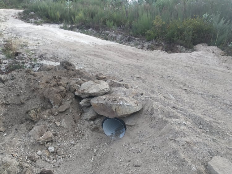 DERNAGENS DE GUAS PLUVIAIS NOS ESTRADES FLORESTAIS