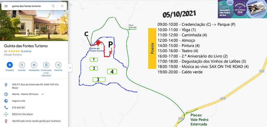 Descobrir VILA MAIOR 2021